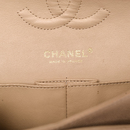 Chanel Caviar Quilted Medium Double Flap Beige Clair 6 of 8