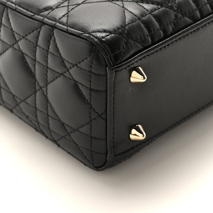 Christian Dior Lambskin Cannage Small My ABCDior Lady Dior Black 9 of 10