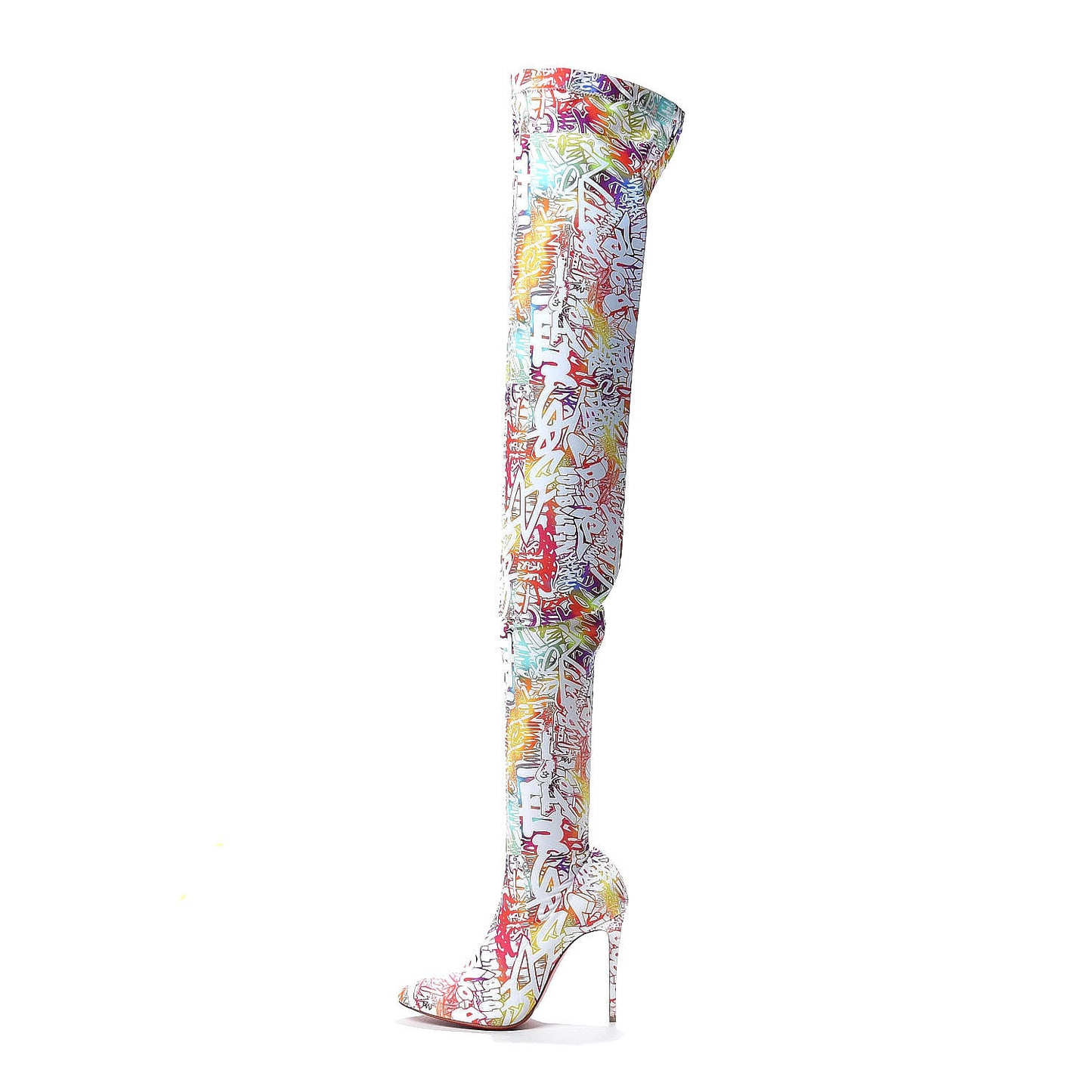 Lycra Wallgraf Gravitissima 100 Thigh High Boots 36 Multicolor
