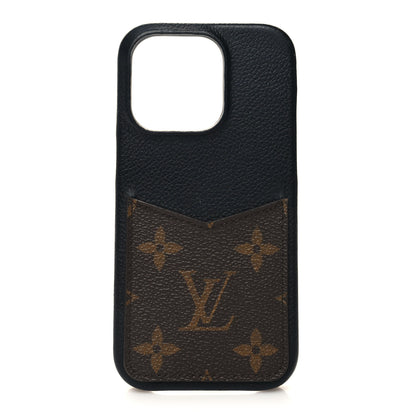 Louis Vuitton Monogram Pallas iPhone 15 Pro Bumper Black 1 of 11