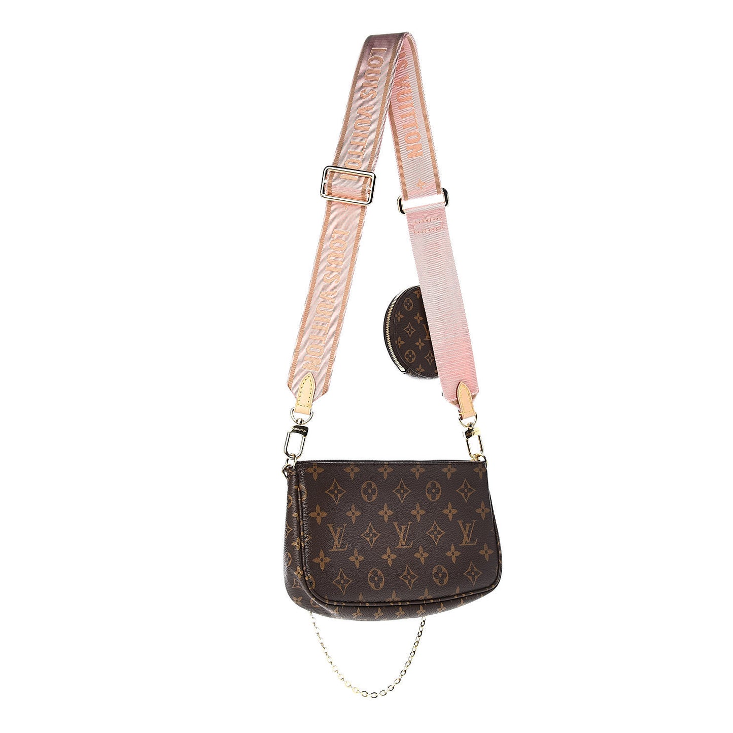 Monogram Multi Pochette Accessories Rose Clair