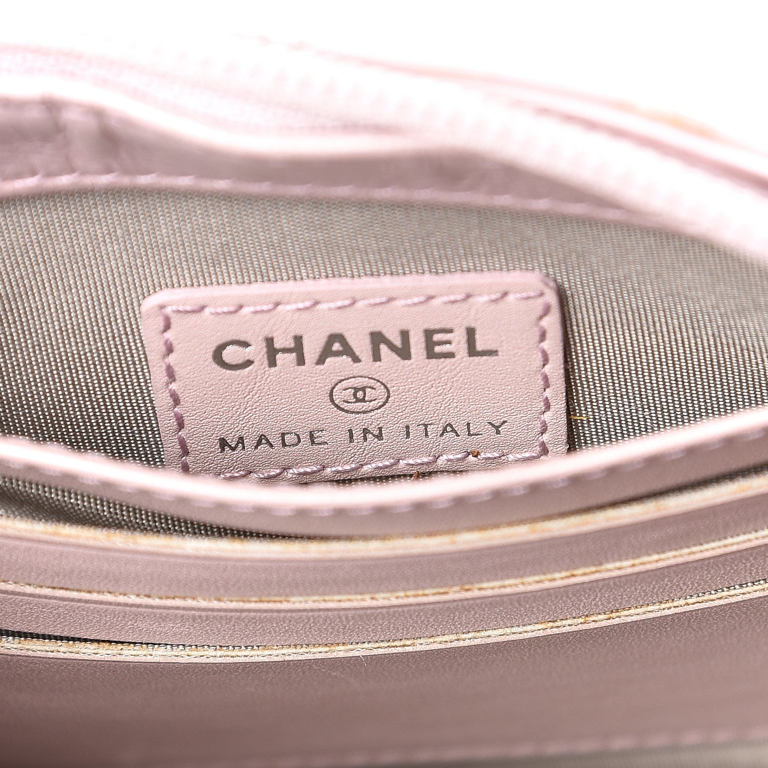 Chanel Lambskin Diamond Stitched Shoulder Bag Light Pink 6 of 11