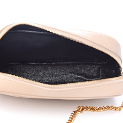 Saint Laurent Grain De Poudre Matelasse Monogram Mini Lou Camera Bag New Powder 5 of 12
