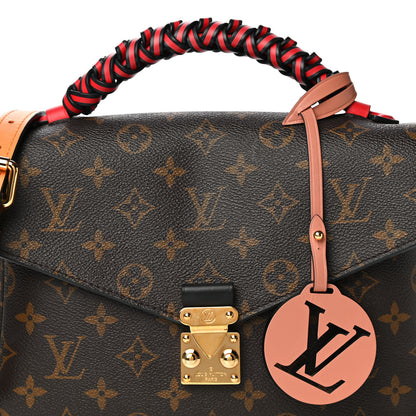 Louis Vuitton Monogram Braided Pochette Metis Coquelicot 7 of 11