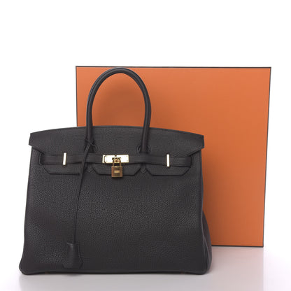 Hermes Togo Birkin 35 Black 12 of 12