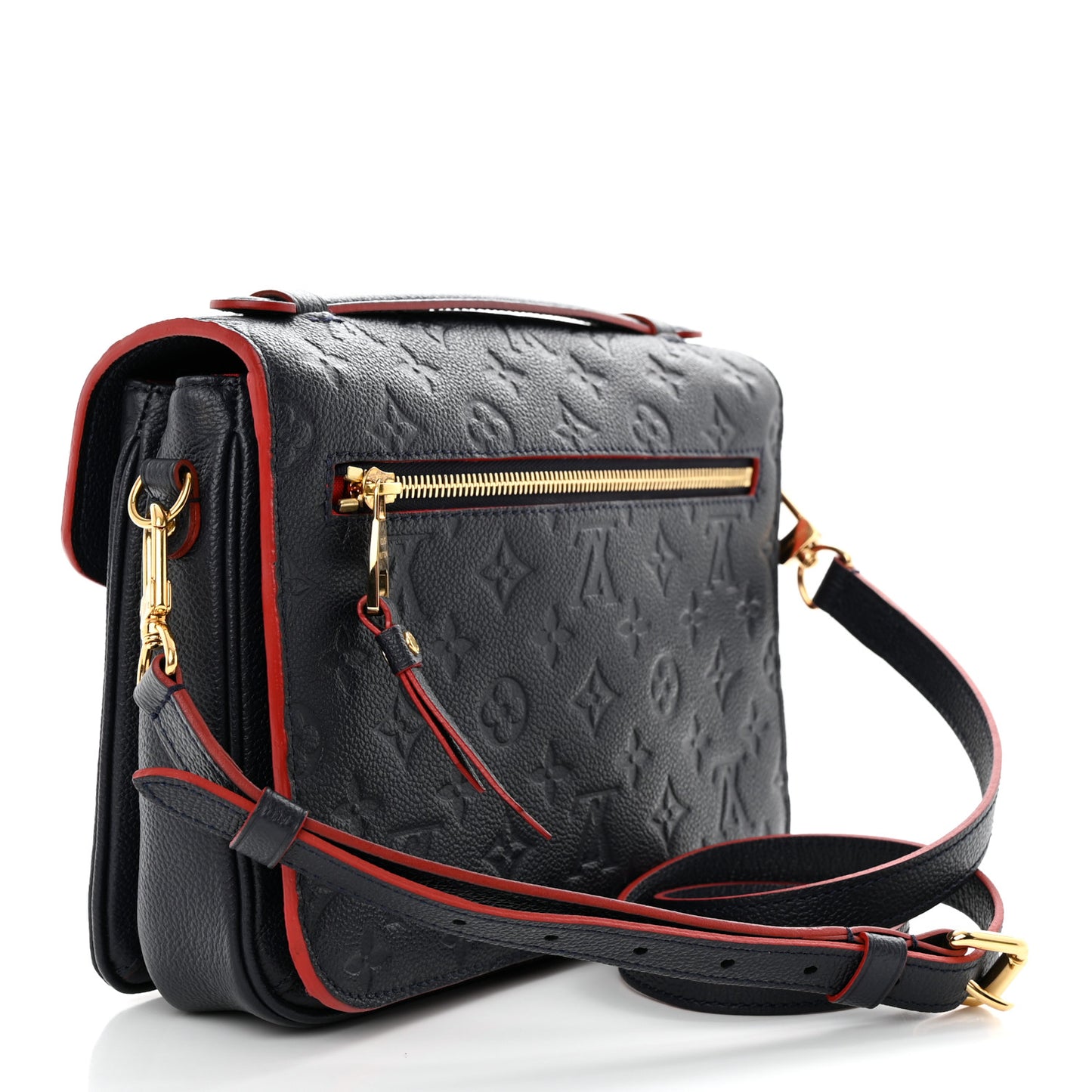 LOUIS VUITTON Empreinte Pochette Metis Marine Rouge