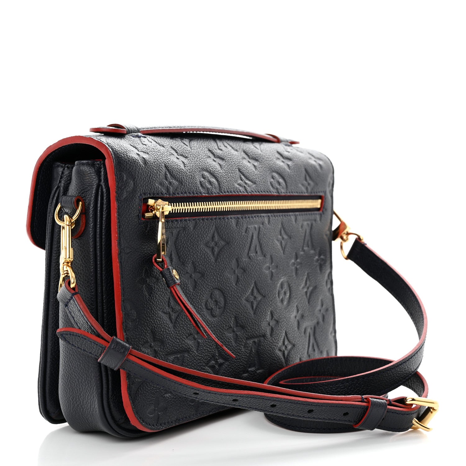 Louis Vuitton LOUIS VUITTON Empreinte Pochette Metis Marine Rouge 3 of 14