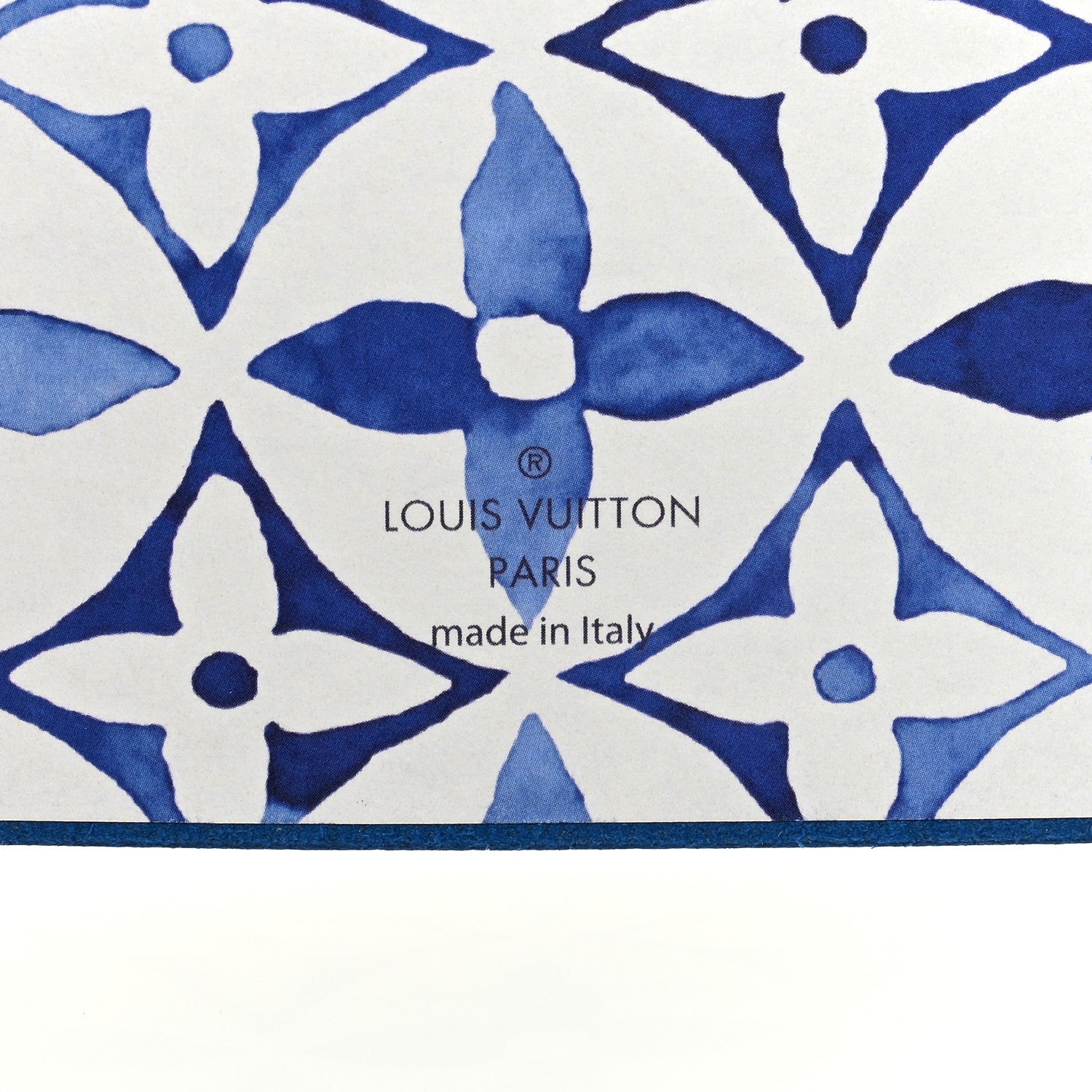 Louis Vuitton Monogram Watercolor Clemence Notebook Blue 6 of 6