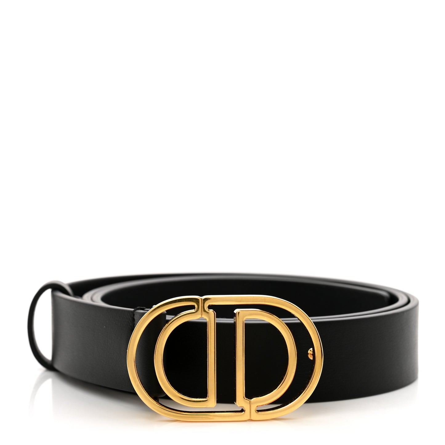 Calfskin 30 Montaigne Cut-Out CD Belt 80 32 Black
