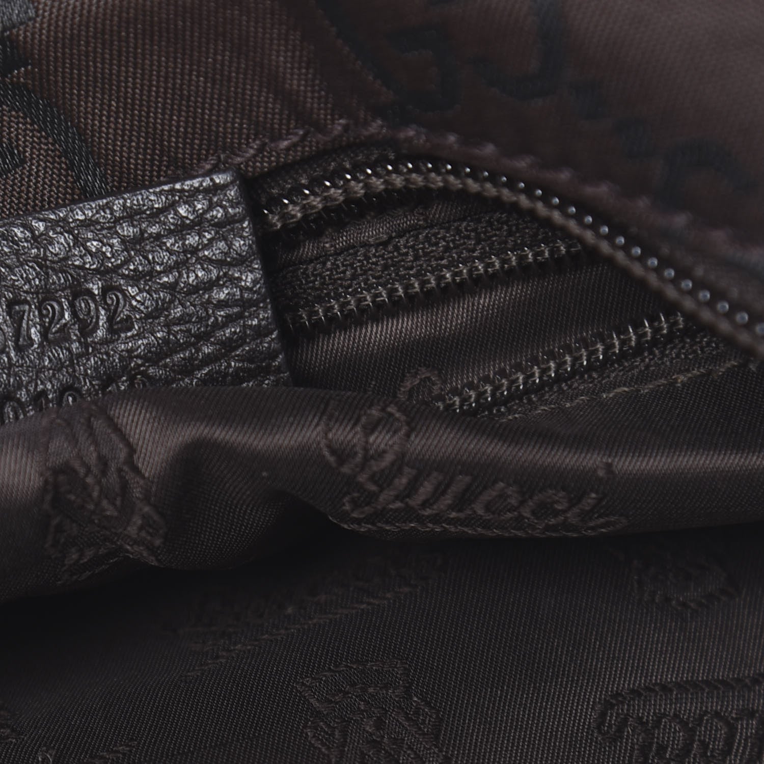 Gucci Canvas GG Reins Hobo Brown Black 8 of 11
