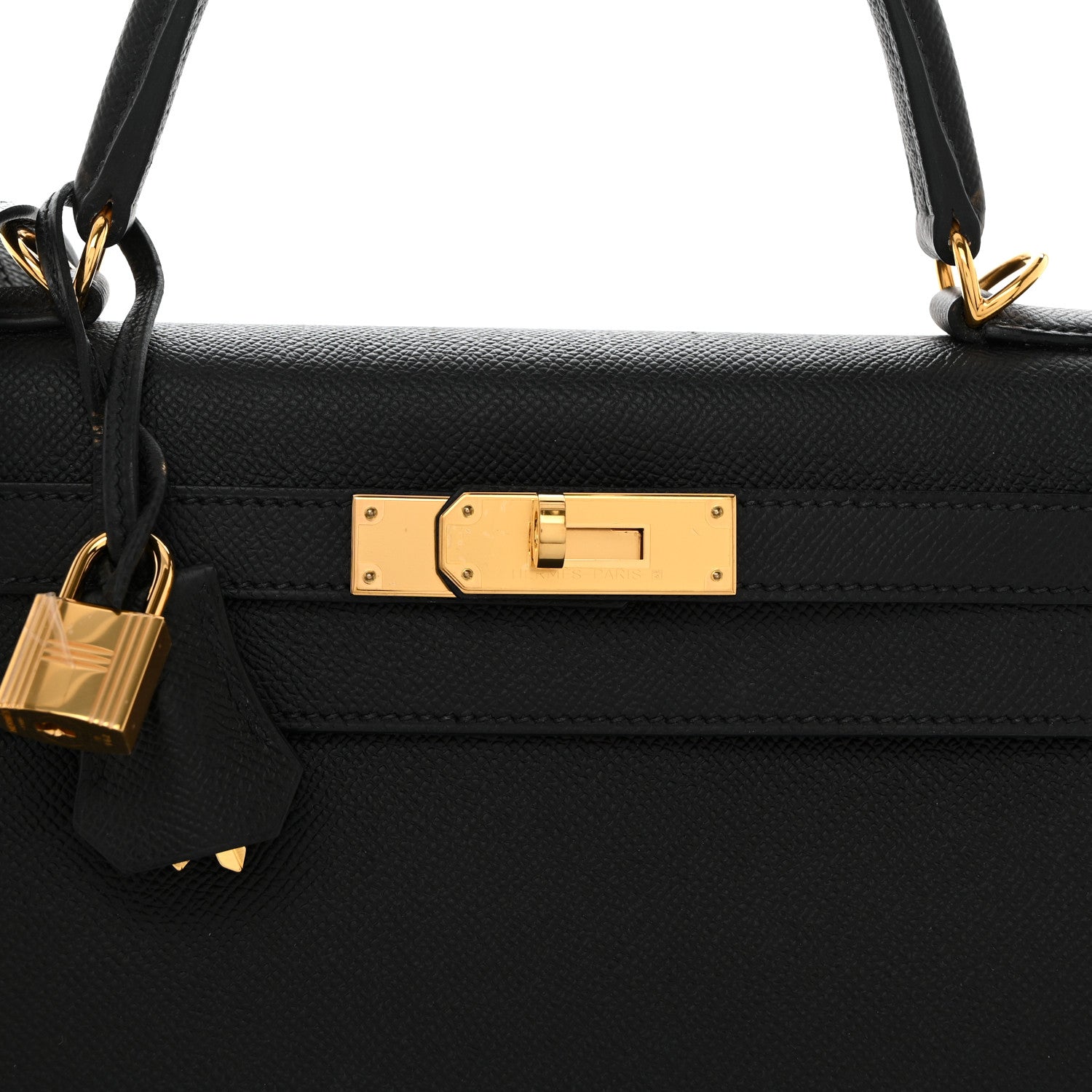 Hermes Epsom Kelly Sellier 28 Black 8 of 11