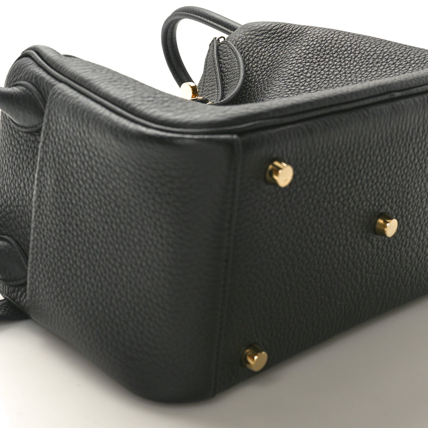 Hermes Taurillon Clemence Lindy 26 Black 9 of 12