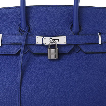 Hermes Togo Birkin 35 Bleu Electrique 7 of 12