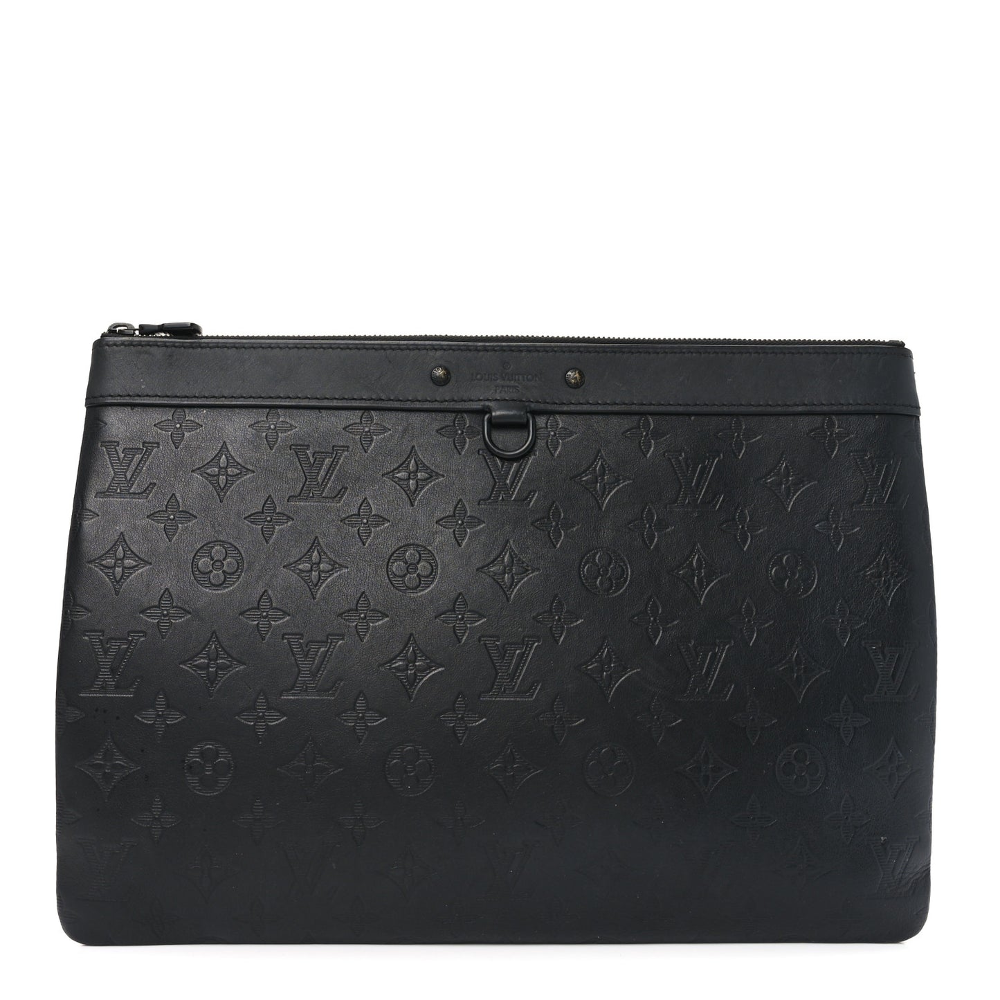 Calfskin Monogram Shadow Discovery Pochette Black