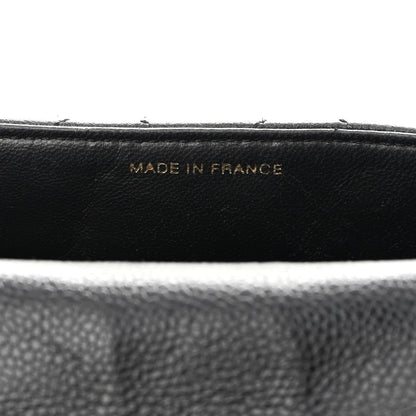 Chanel Caviar Quilted Flap Shoulder Bag Black Black 7 of 16