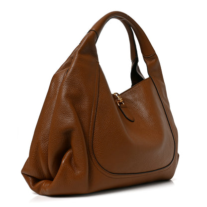 Gucci Grained Calfskin Softbit Maxi Shoulder Bag Brown 4 of 11