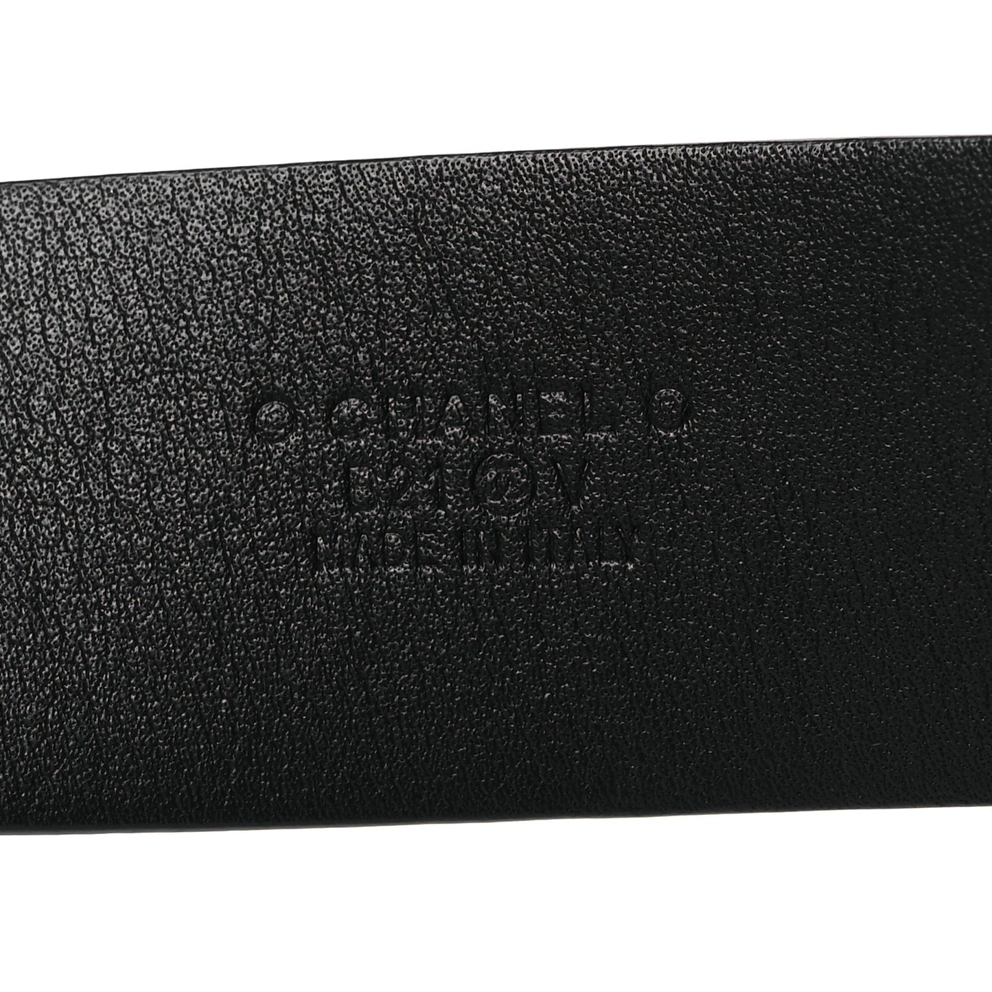 Lambskin CC Chain Belt 85 34 Black