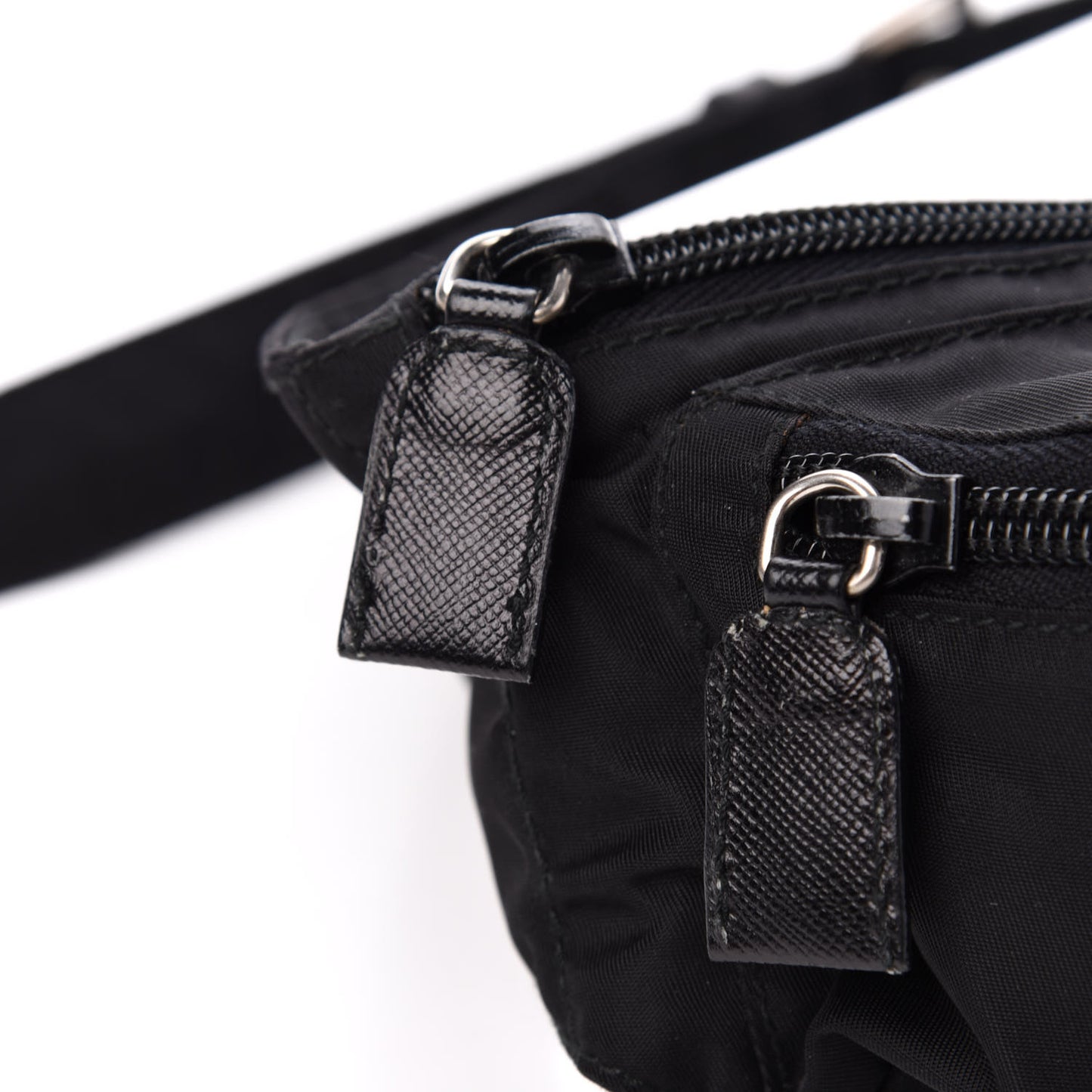 Tessuto Nylon Montagna Belt Bag Black