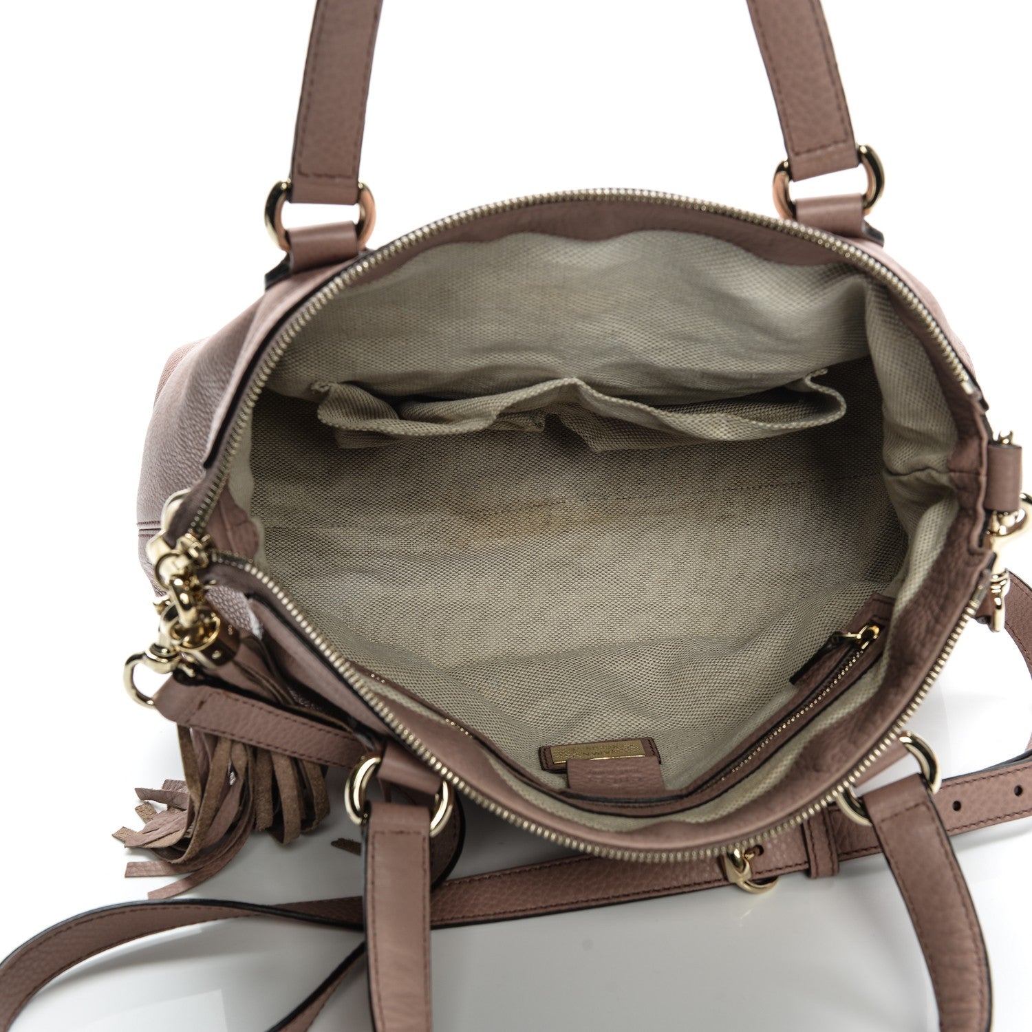 Gucci Cellarius Calfskin Small Soho Top Handle Satchel Pink 5 of 11