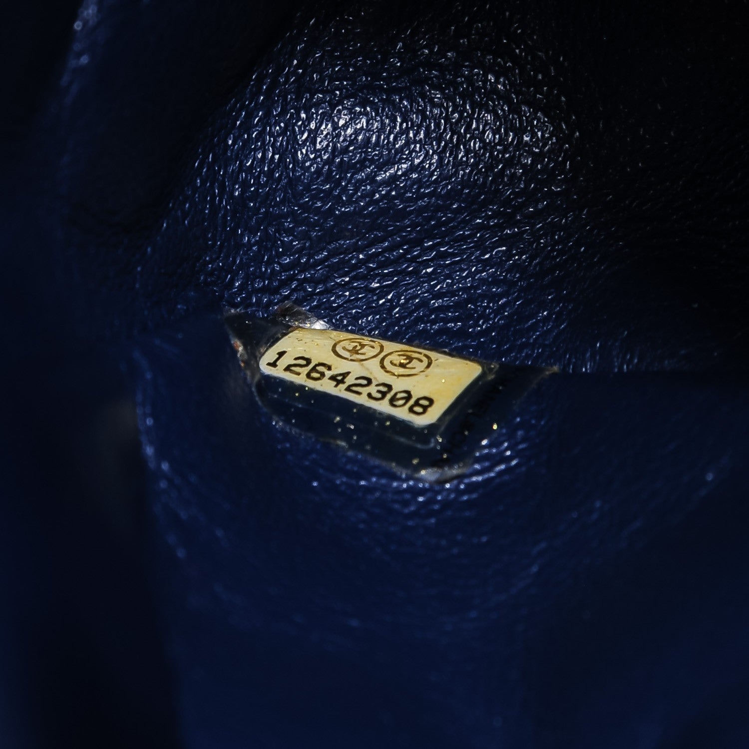 Chanel Lambskin Quilted Mini Square Flap Blue 7 of 8