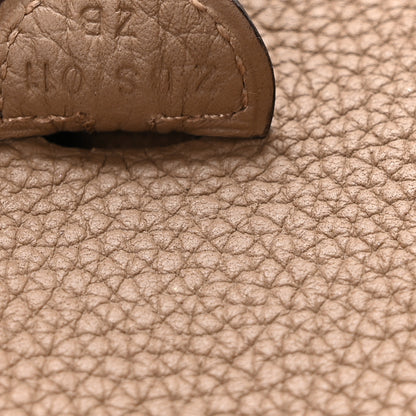 Hermes Taurillon Clemence Amazone Evelyne TPM Beige De Weimar Gris Etain 6 of 10