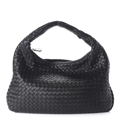 Bottega Veneta Nappa Intrecciato Large Veneta Hobo Black 1 of 9