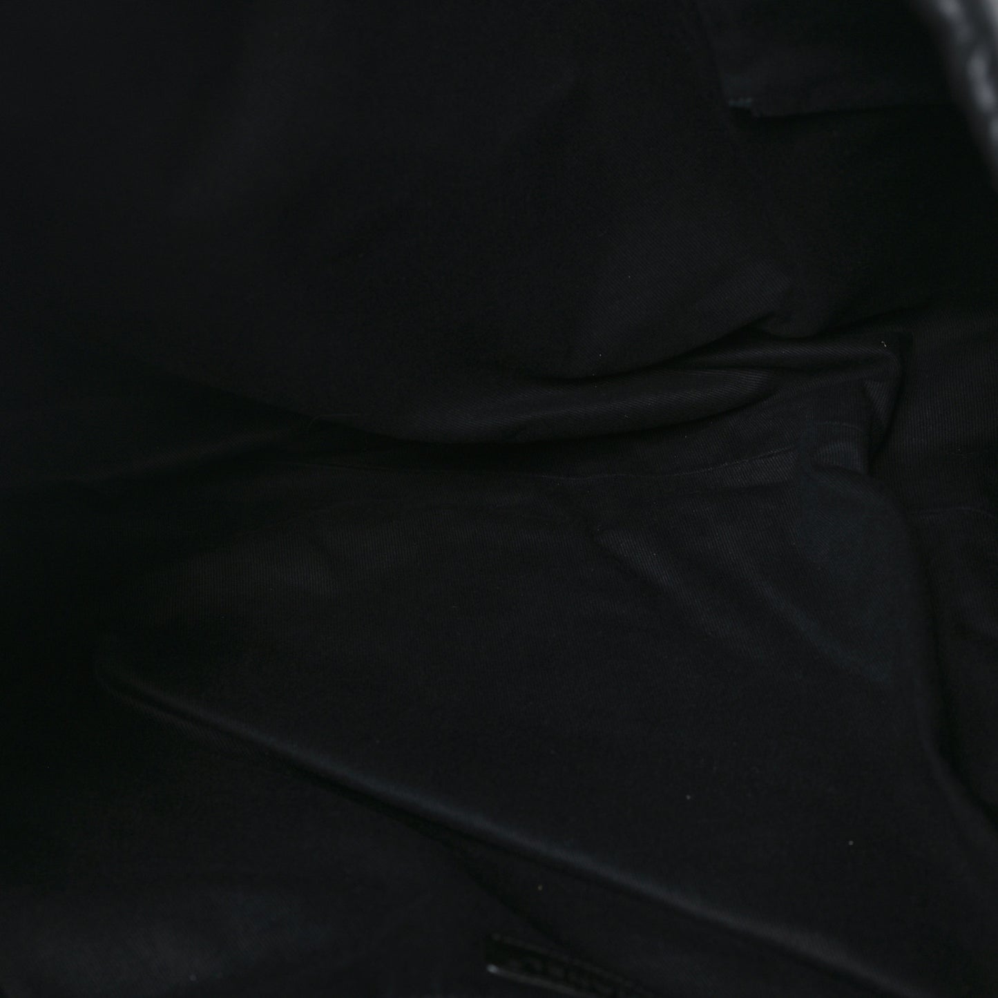 Aged Calfskin Large Reissue Drawstring Tote Black