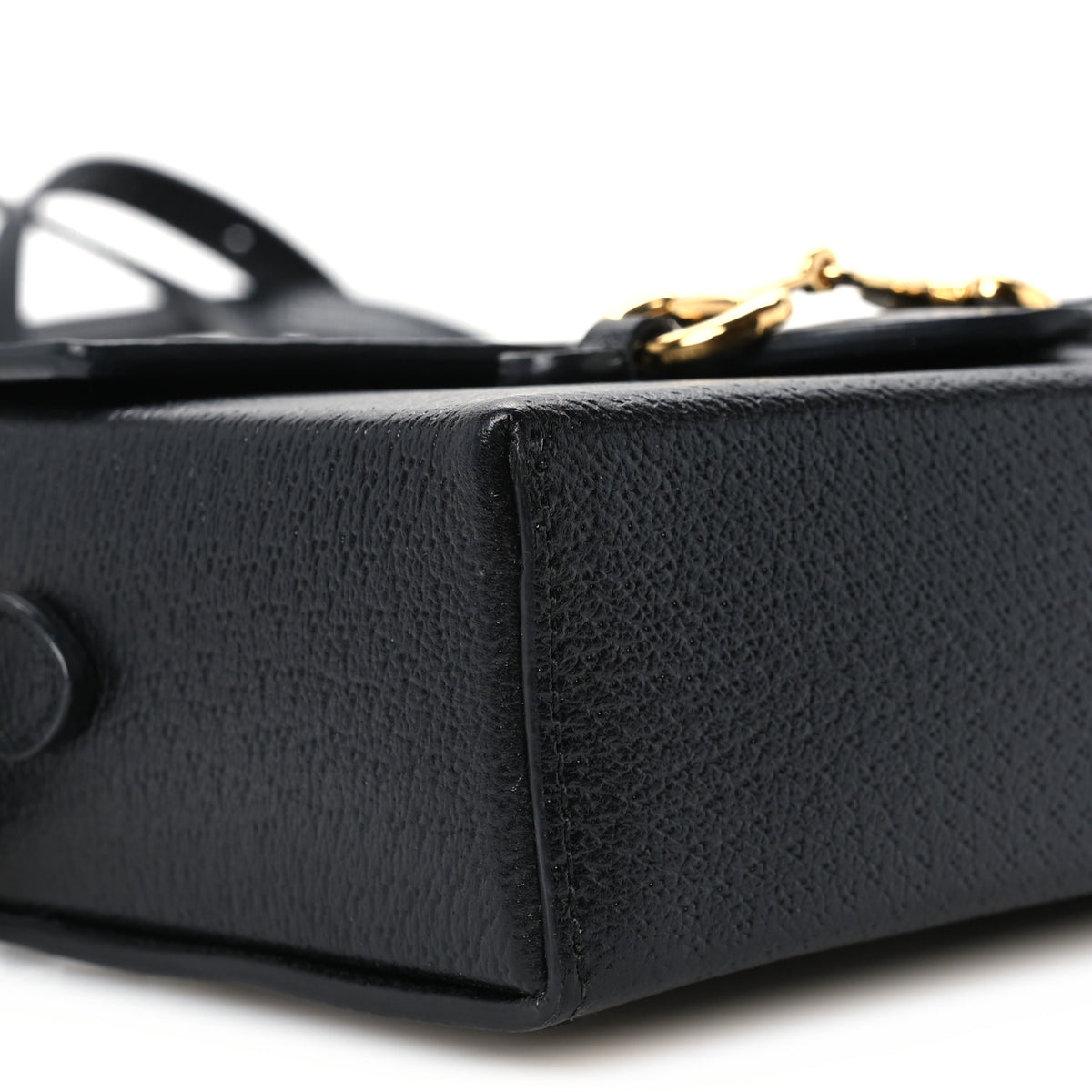 Gucci Calfskin Horsebit 1955 Shoulder Bag Black 9 of 11