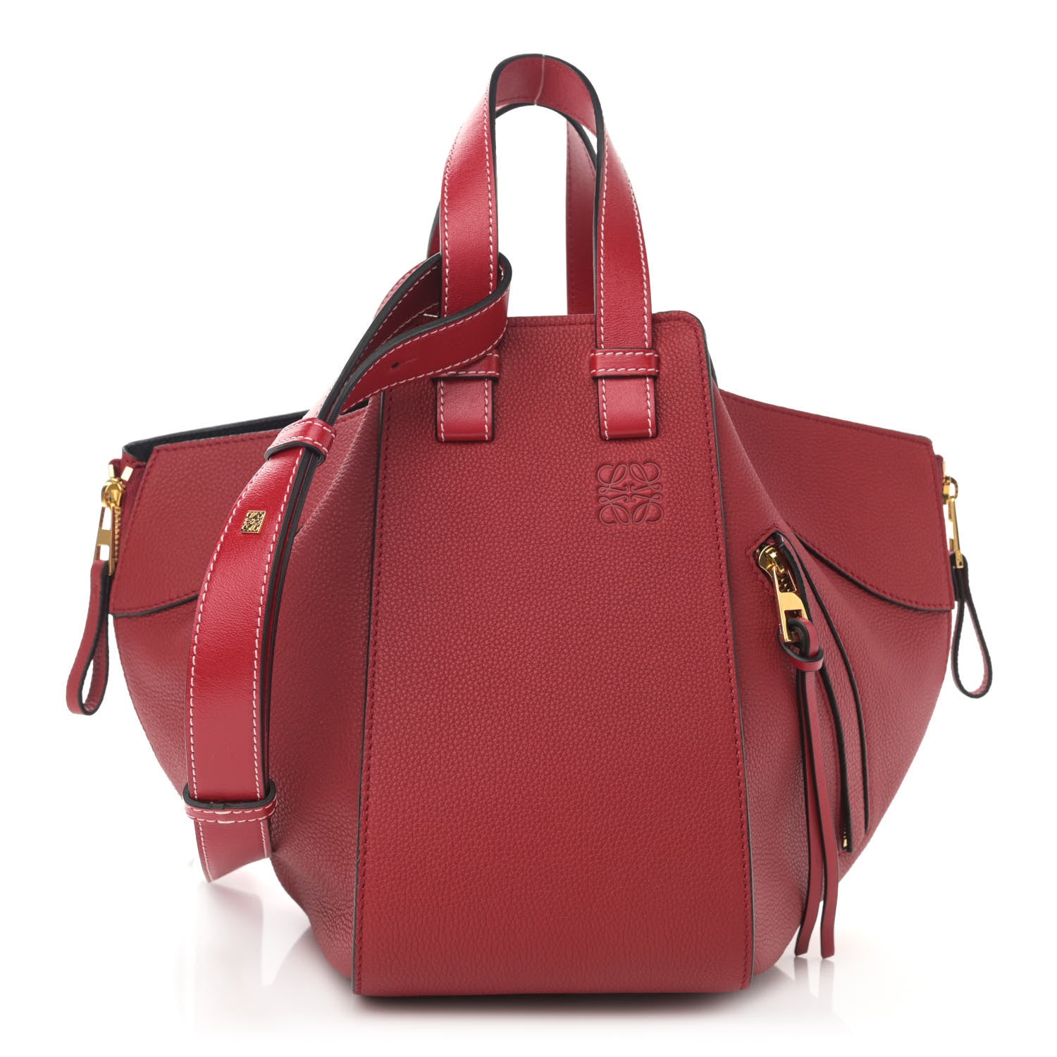 Loewe Calfskin Small Hammock Shoulder Bag Red 1 of 9