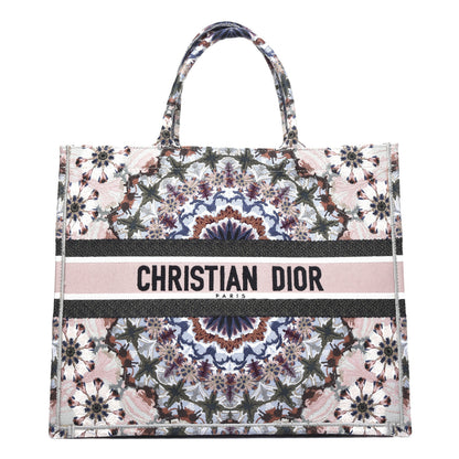 Christian Dior Canvas Embroidered KaleiDioroscopic Book Tote Multicolor 1 of 9
