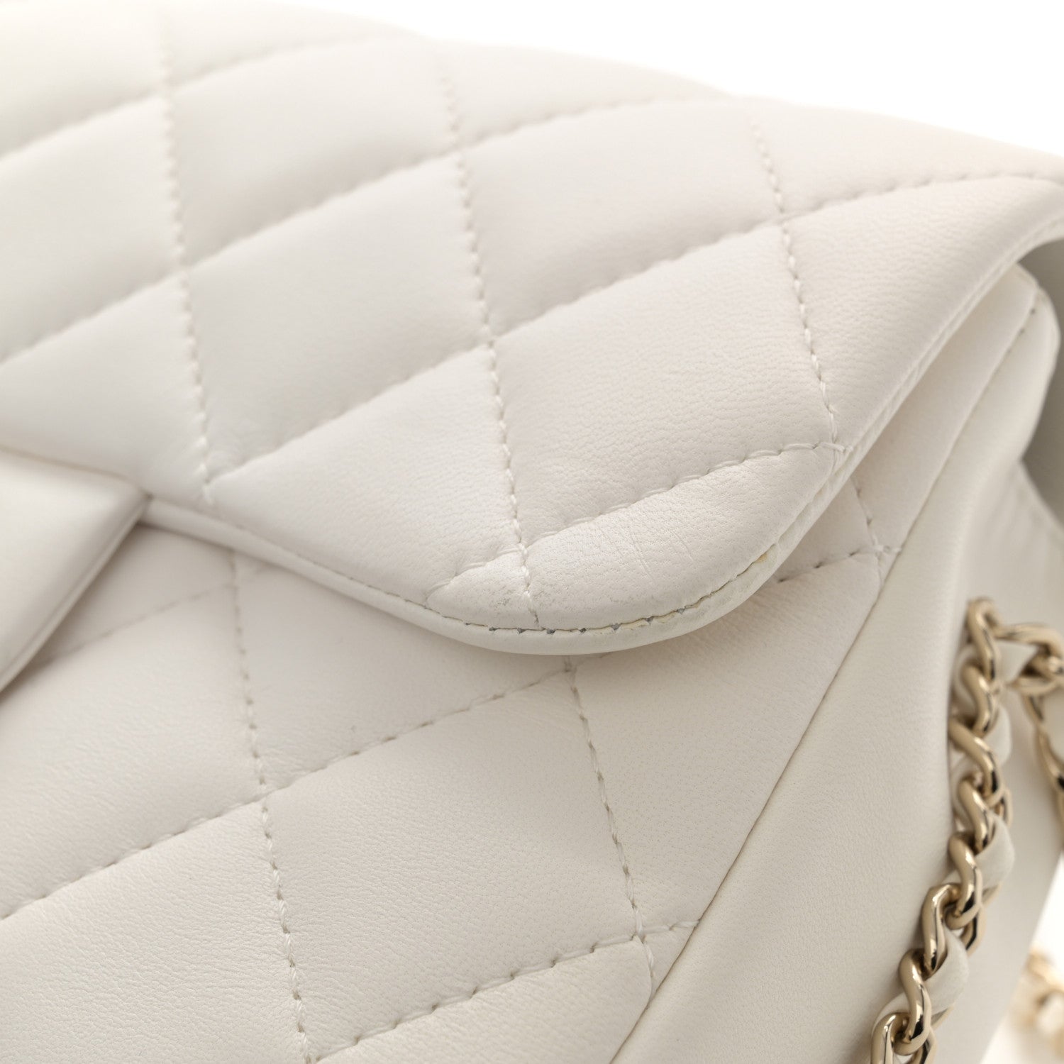 Chanel Lambskin Quilted Small My Precious Flap White 11 of 11