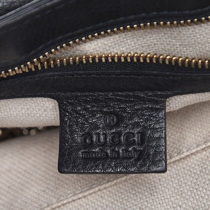 Gucci Pebbled Calfskin Medium Soho Flap Crossbody Black 6 of 17