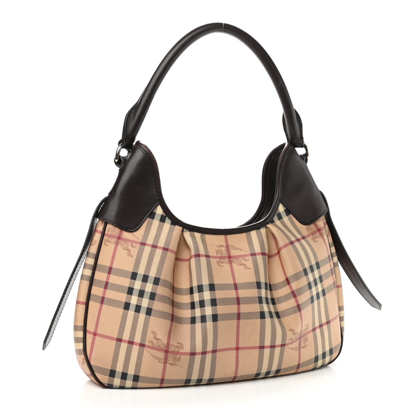 Haymarket Check Small Brooklyn Hobo Brown