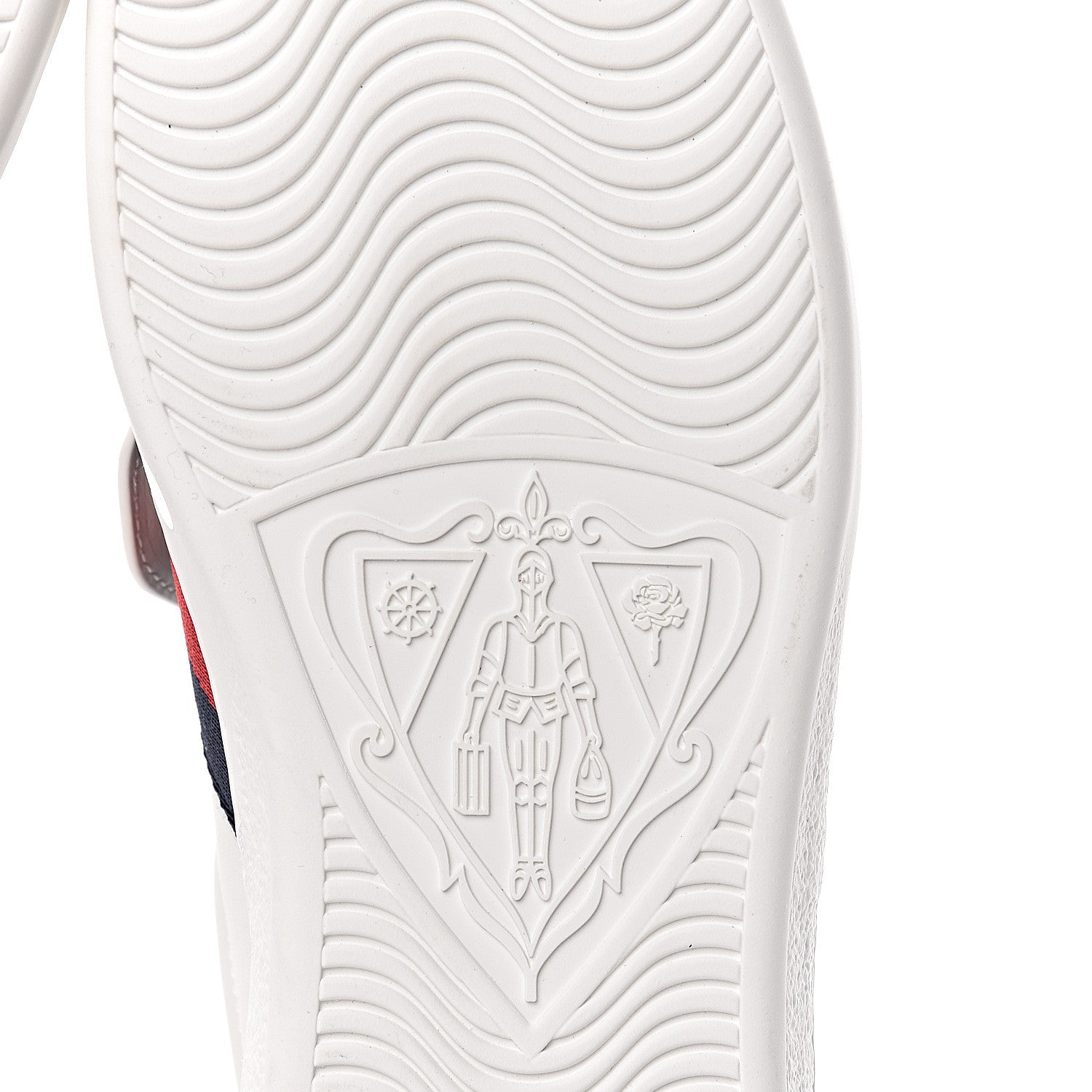 Gucci Calfskin Ayers Web Tiger Embroidered Mens Ace Sneakers 9 White 8 of 13