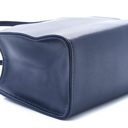 Telfar Vegan Leather Small Shopping Bag Navy 10 of 11