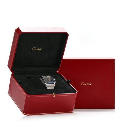 Cartier Stainless Steel 39.8mm Santos De Cartier Automatic Watch Grey 5 of 5