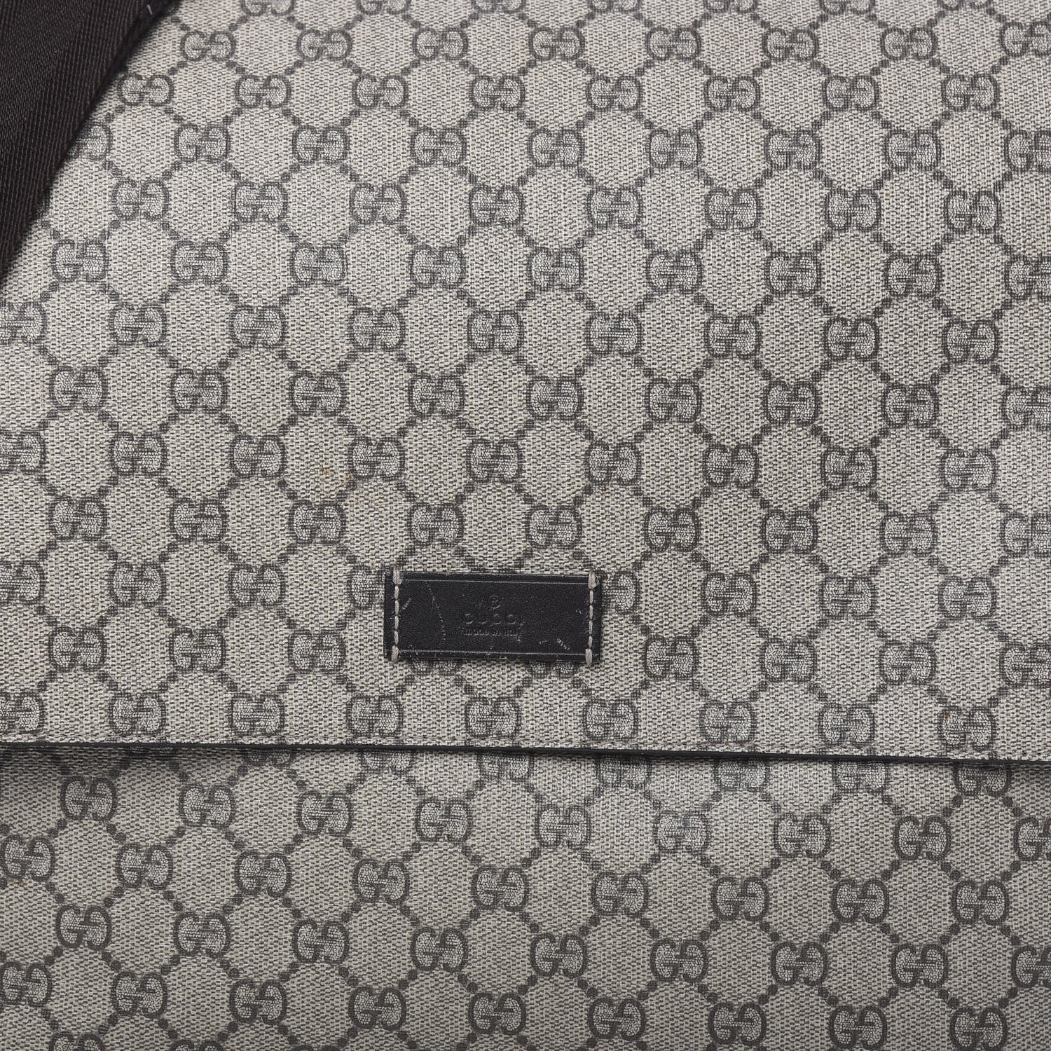 Gucci GG Plus Monogram Messenger Diaper Bag Dark Brown 9 of 12