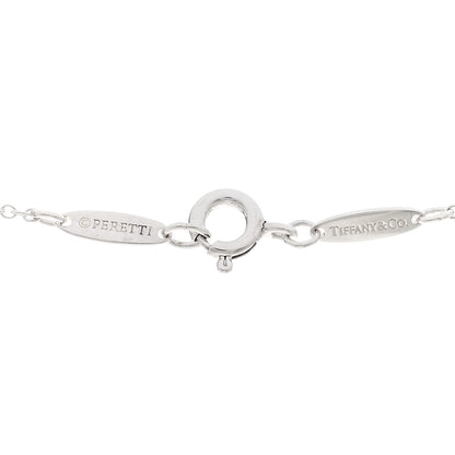 Tiffany Sterling Silver Elsa Peretti Letter A Pendant Necklace 4 of 4