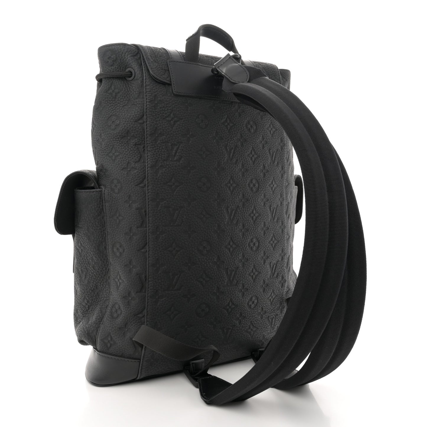 Taurillon Monogram Christopher MM Backpack Black