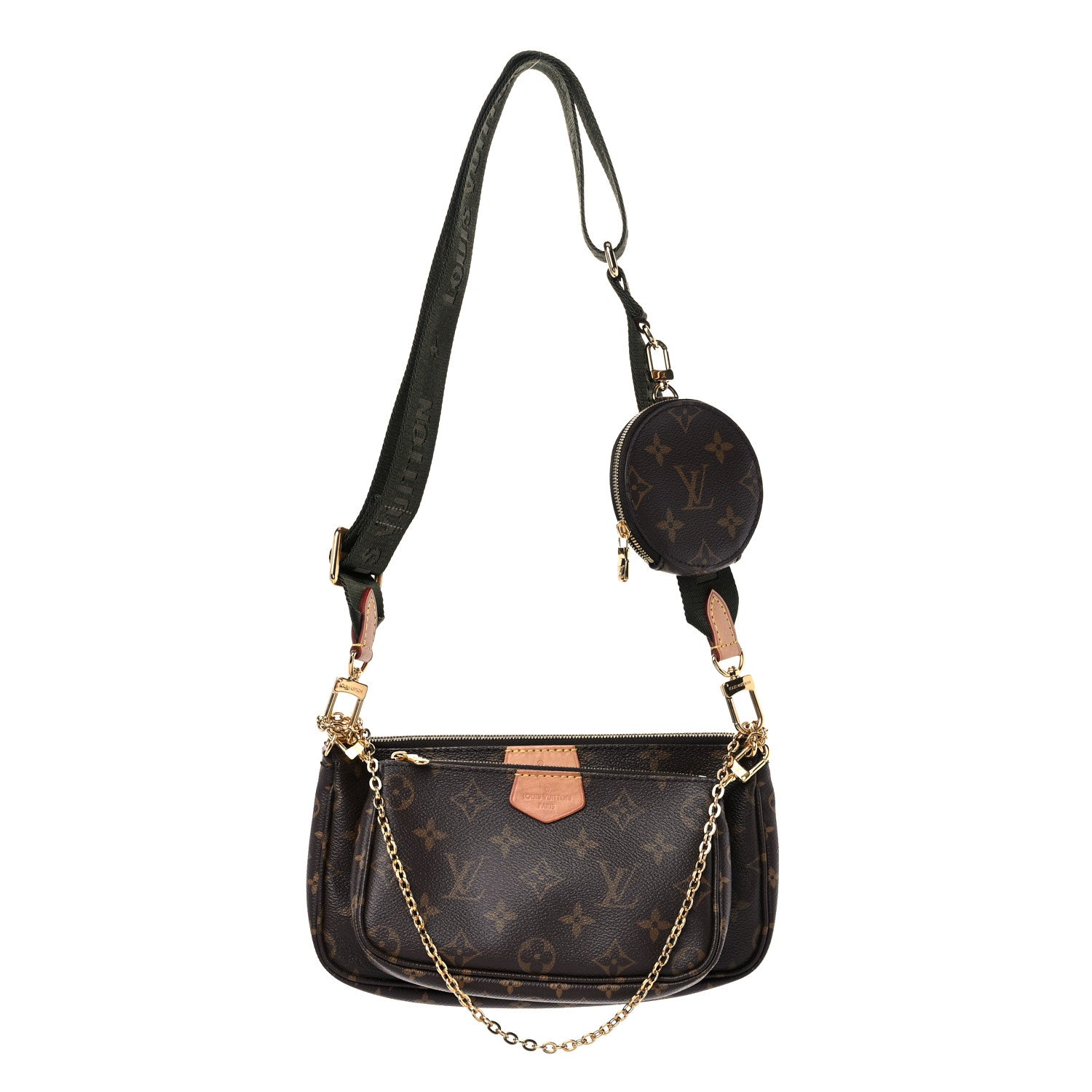 Louis Vuitton Monogram Multi Pochette Accessories Kaki 1 of 13