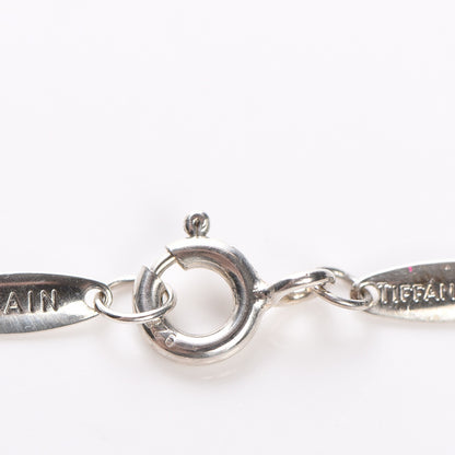 Tiffany Sterling Silver Diamond .05ct Elsa Peretti Diamonds by the Yard Bracelet 9 of 10