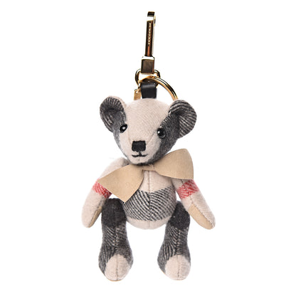 Burberry Cashmere House Check Thomas Bear Bag Charm Stone 1 of 3