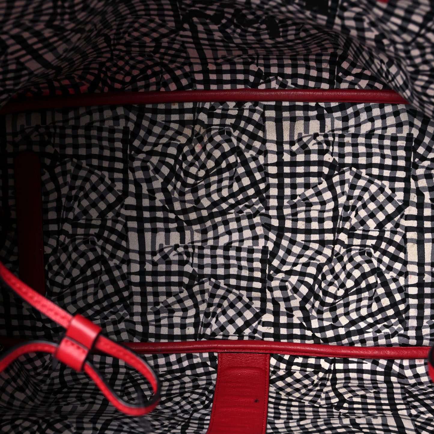 Visetos Large Liz Reversible Shopper Tote Ruby Red