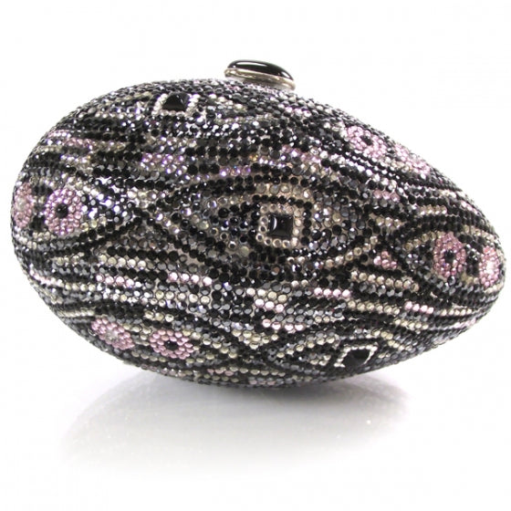 Swarovski Crystal Egg Minaudiere Clutch