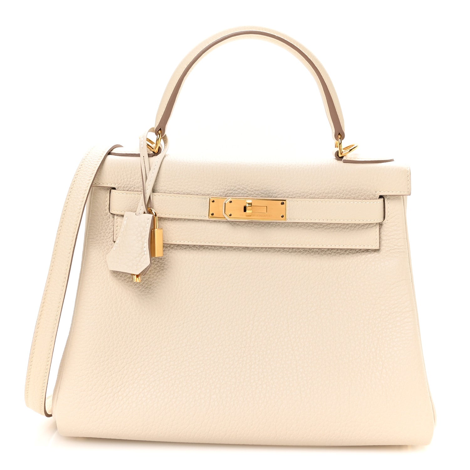 Hermes Togo Kelly Retourne 28 Craie 1 of 11