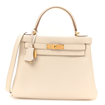 Hermes Togo Kelly Retourne 28 Craie 1 of 11