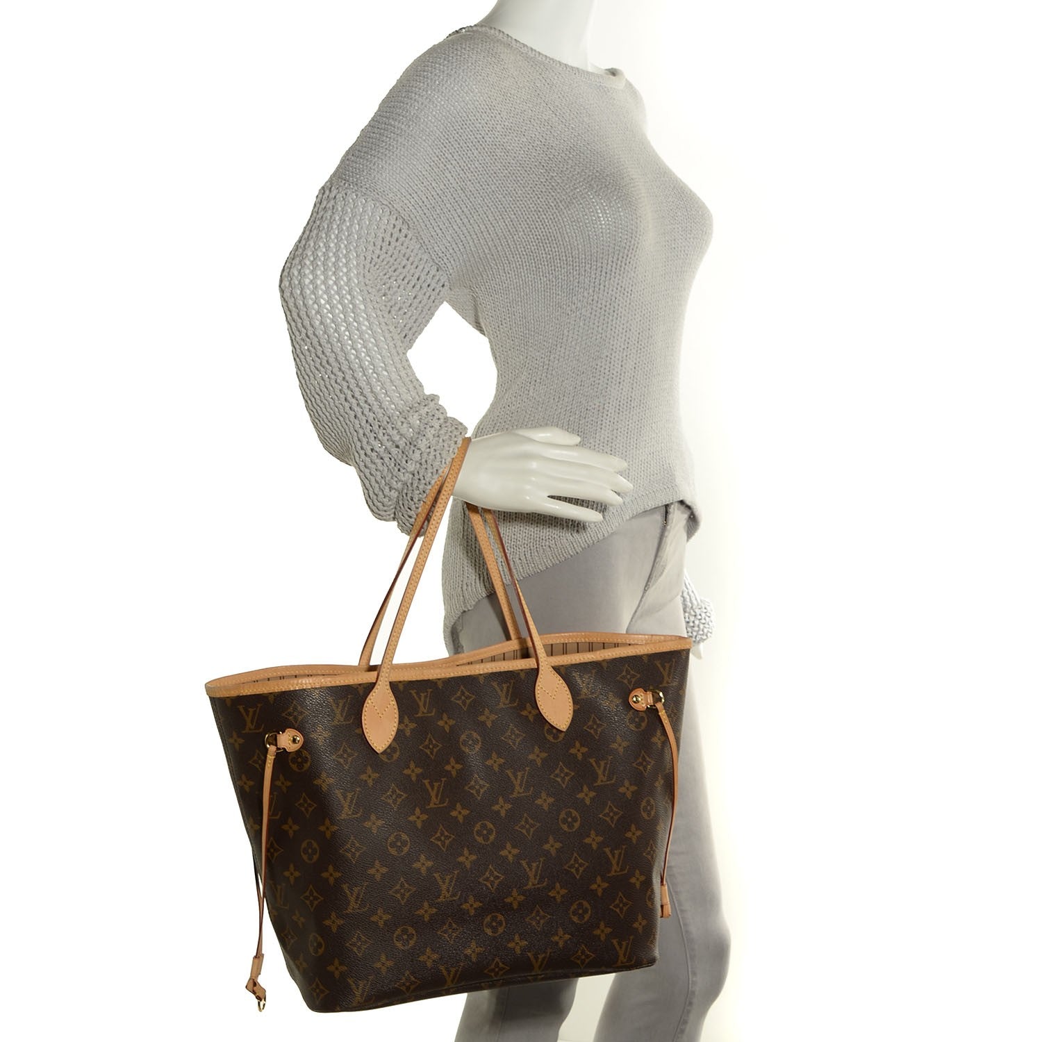 Louis Vuitton Monogram Neverfull MM 2 of 8