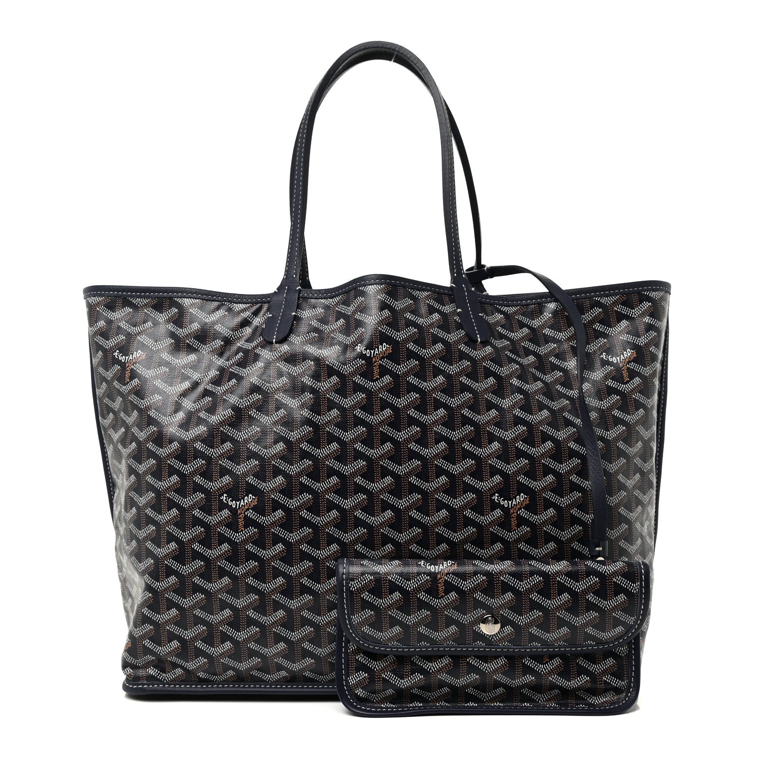 Goyard Goyardine Reversible Anjou PM Navy 1 of 15