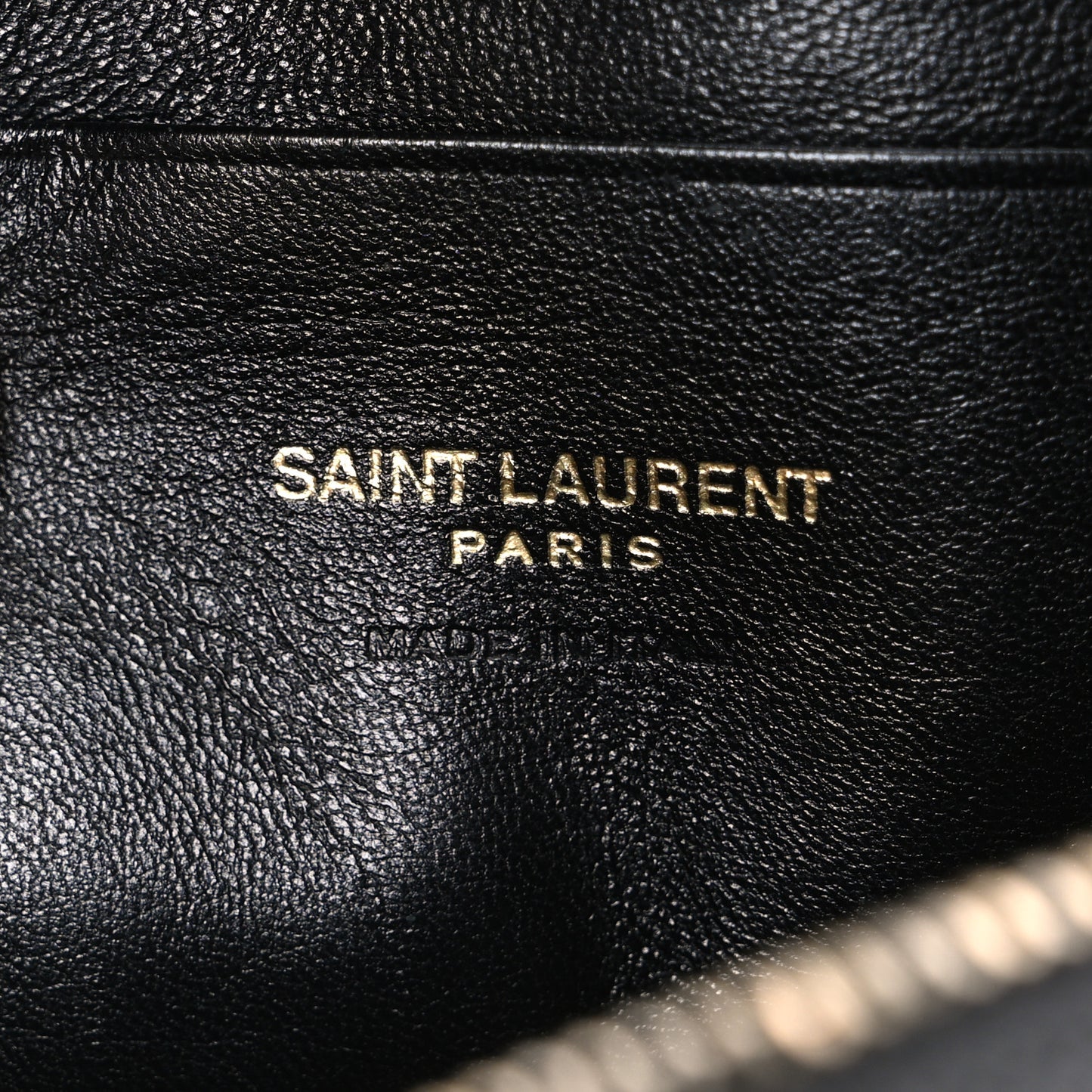 Grain De Poudre Matelasse Monogram Mini Lou Camera Bag Black