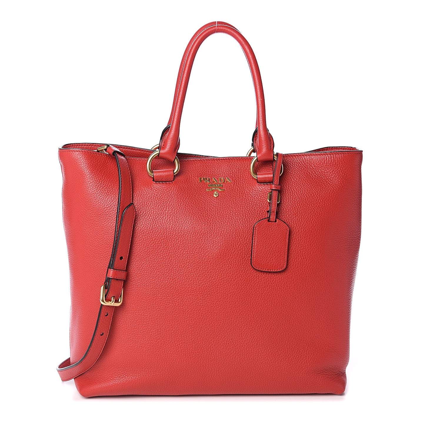 Vitello Phenix Tote Rosso